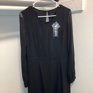 Black back cut out jumpsuit